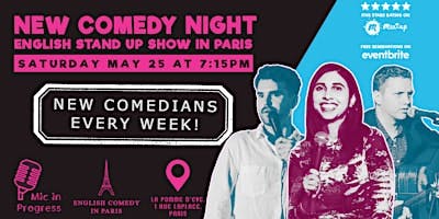 New Comedy Night | English Stand-Up Show in Paris logo