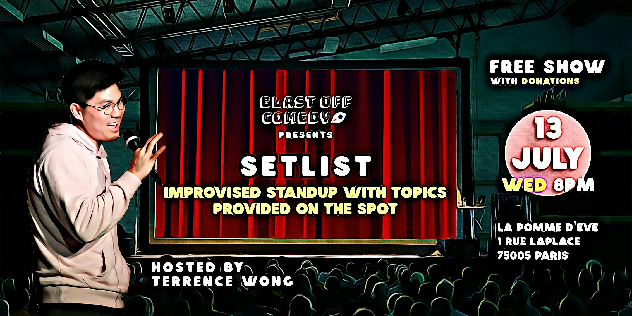 Setlist - Improvised Standup With Topics Provided On The Spot 13.07 logo