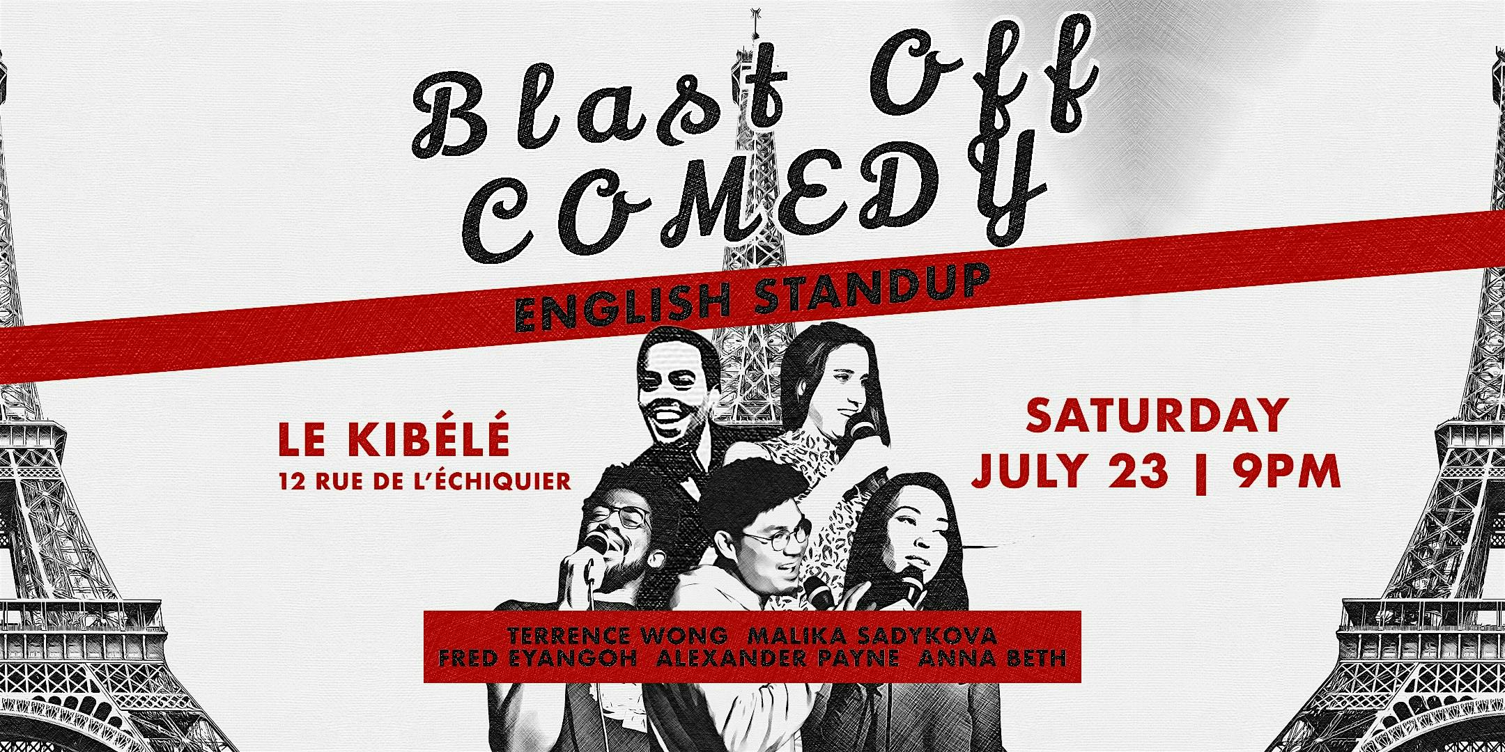 Blast Off Comedy English Standup Saturday Showcase 23.07 logo