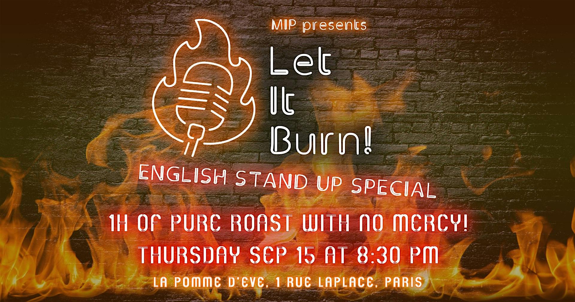 Let It Burn | Comedy Special logo