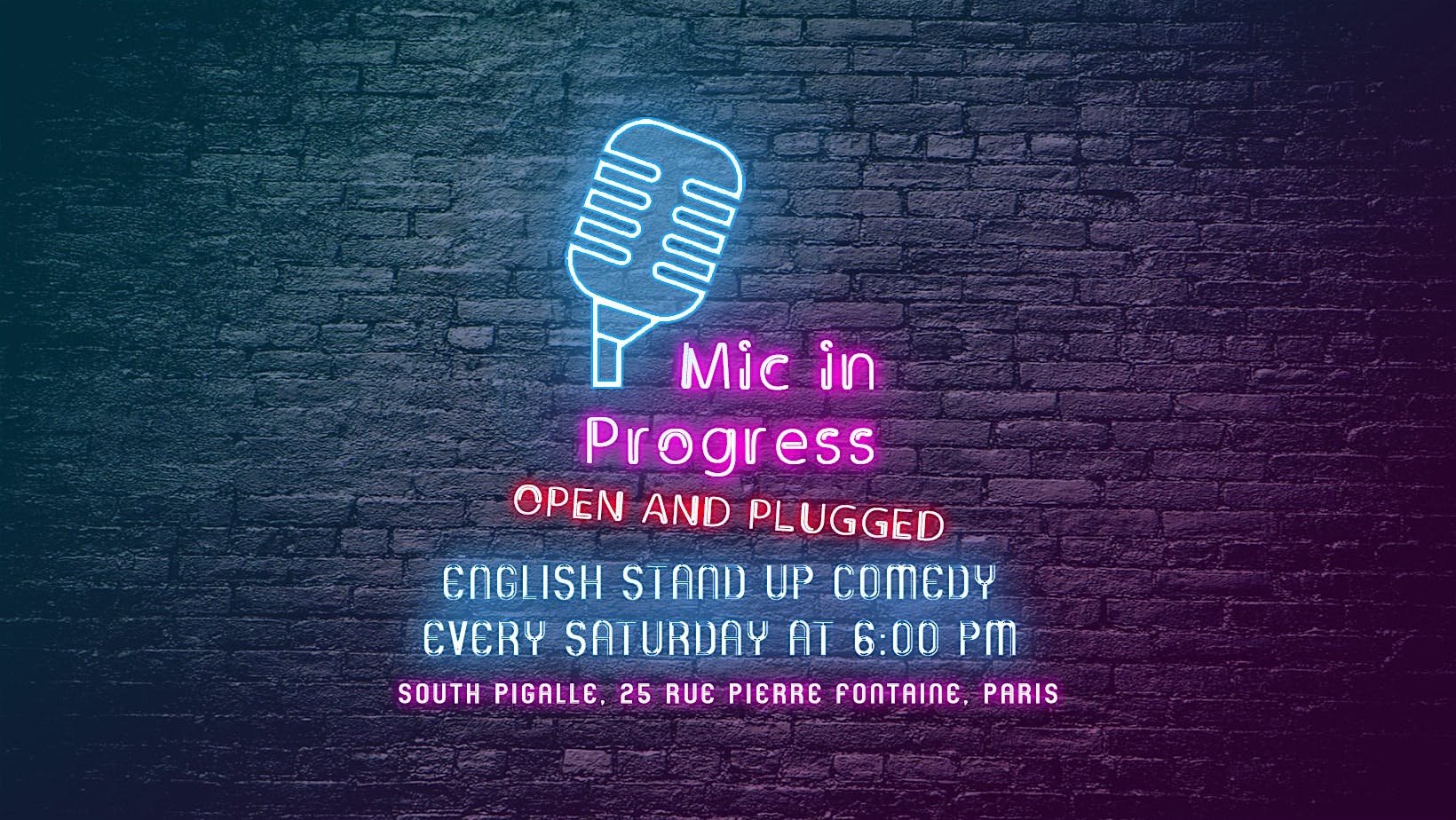 Mic in Progress | Open Mic Show logo
