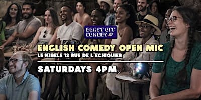 English Stand Up Comedy Open Mic 29.09 - Blast Off Comedy logo