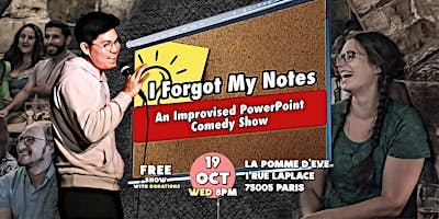 I Forgot My Notes - An Improvised PowerPoint Comedy Show in English 19.10 logo