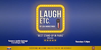 LAUGH ETC - English Stand-up Comedy logo