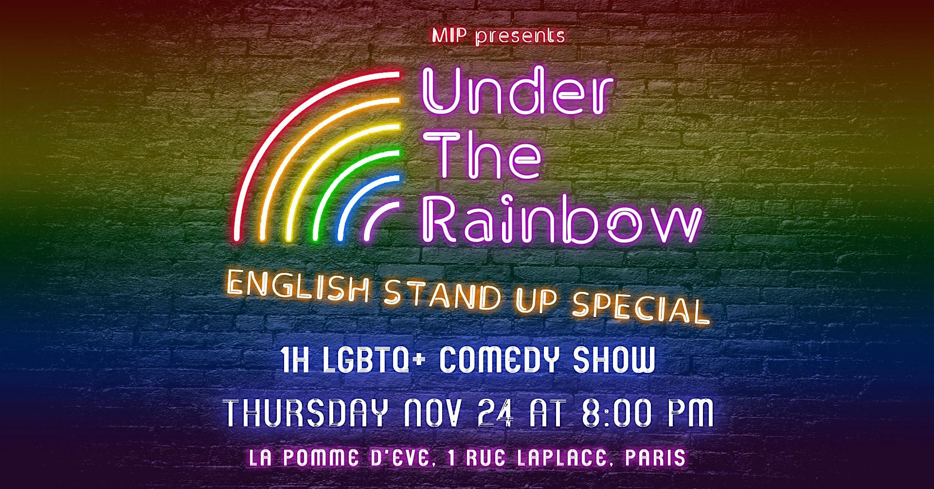 Under the Rainbow | LGBT+ Comedy Special logo