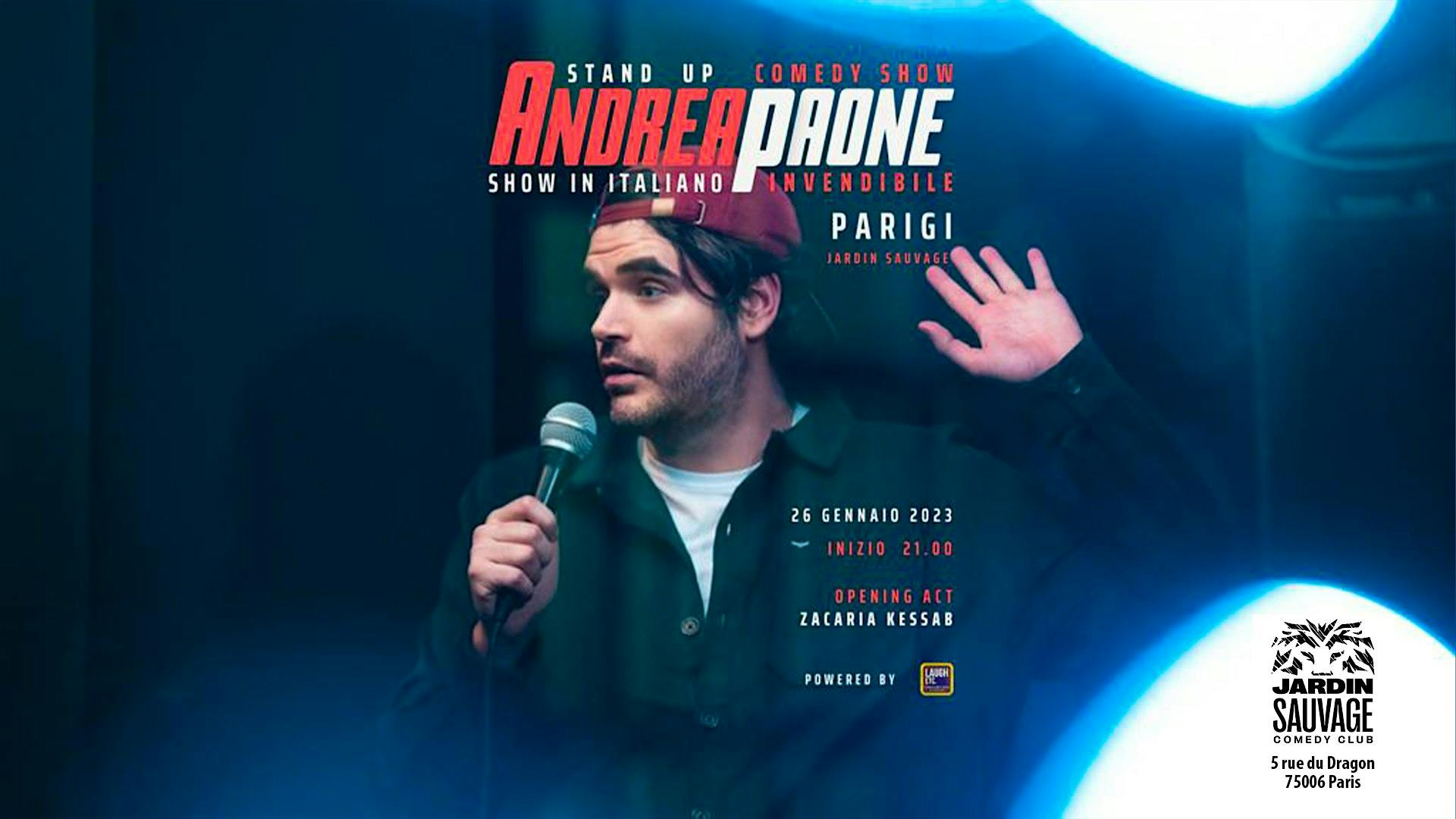Andrea Paone - Stand up show in ITALIANO logo