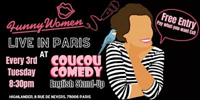 Funny Women at Coucou Comedy: English Stand-Up logo