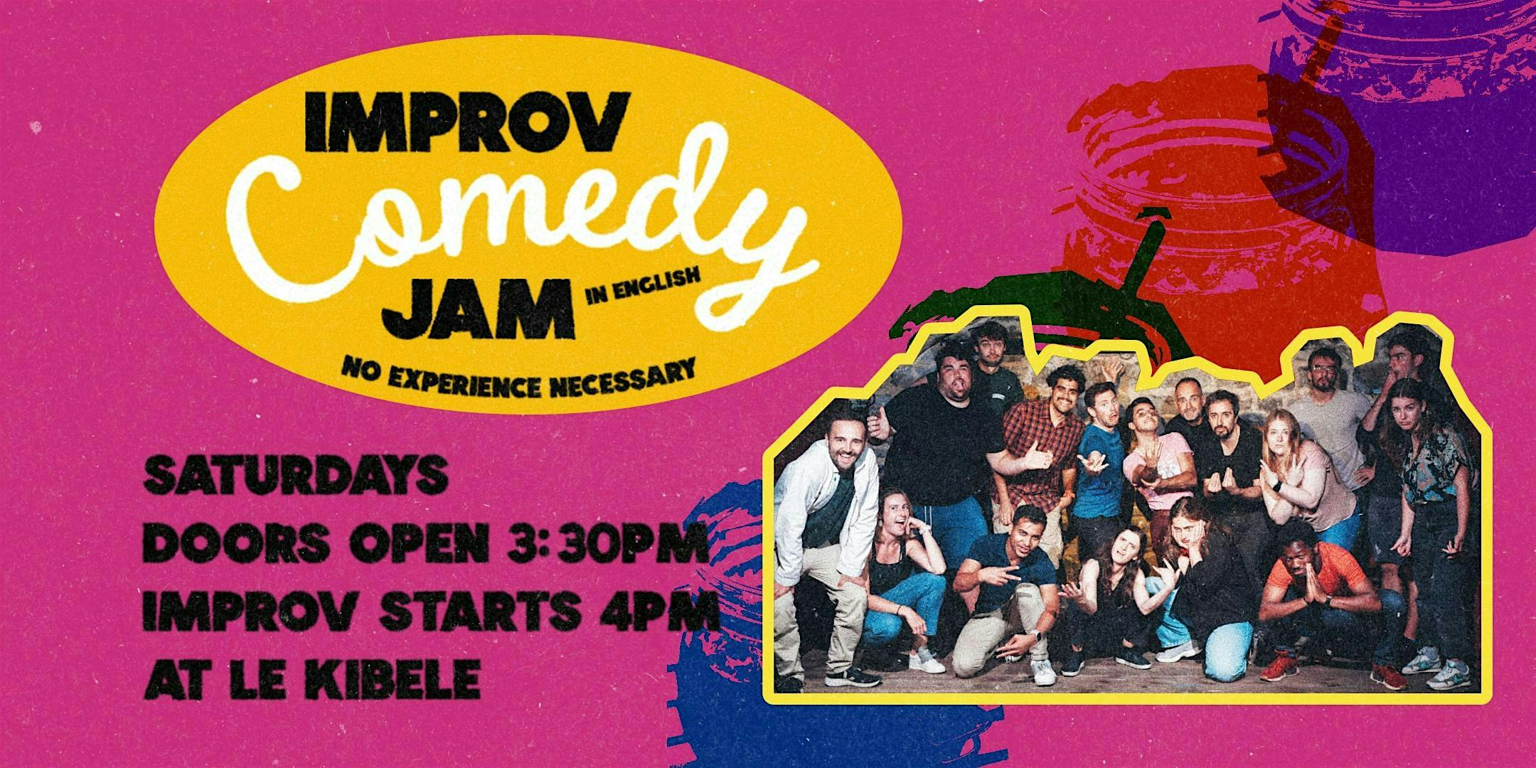 Improv Comedy Jam In English logo