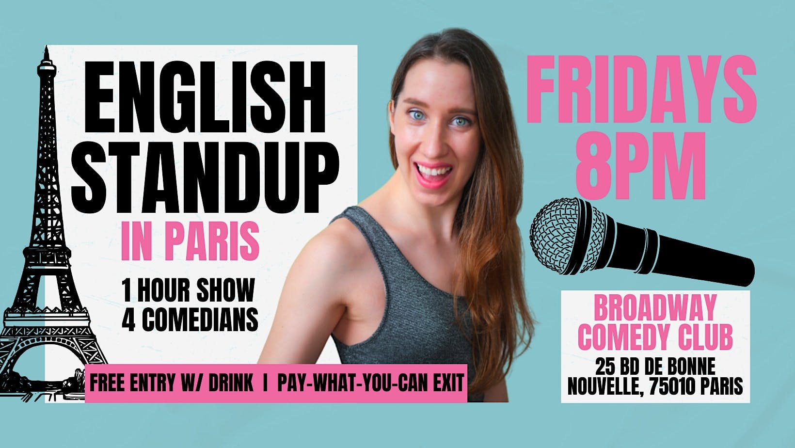 English Stand Up Comedy Showcase - Coucou Comedy logo