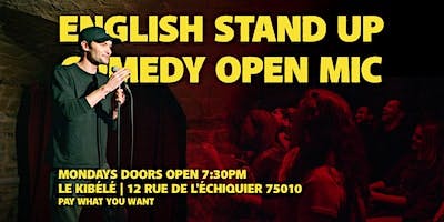 English Stand Up Comedy - New Talent Showcase logo