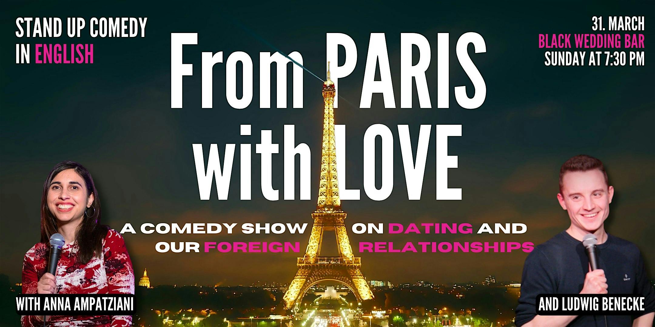 From Paris with Love | Stand Up Comedy in English logo