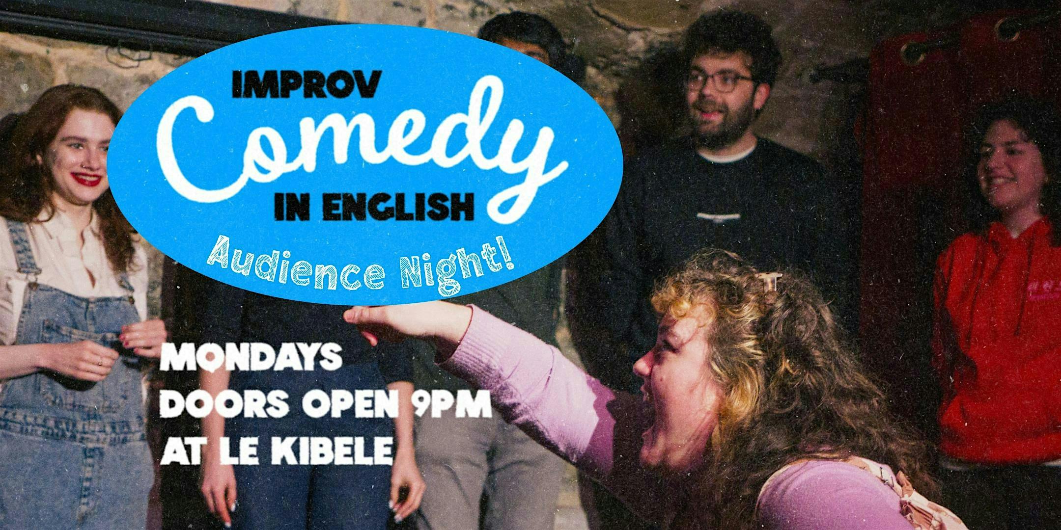 Improv Comedy In English - Audience Night! logo